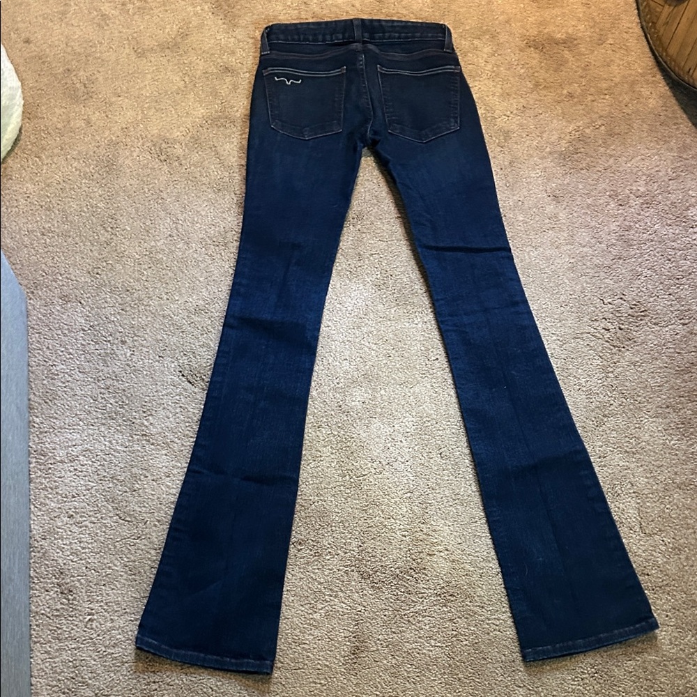 Kimes Ranch Dark Blue Flare Jeans